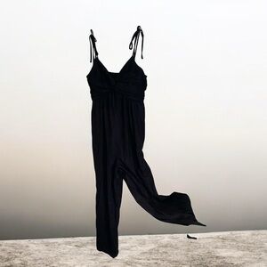 NWT Old Navy Black jumpsuit with adjustable spaghetti straps SZ: S